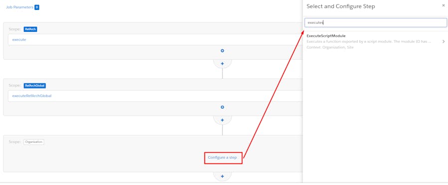 SFCC - Configure Step