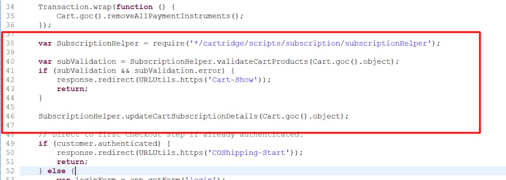 Modifications in COCustomer.js