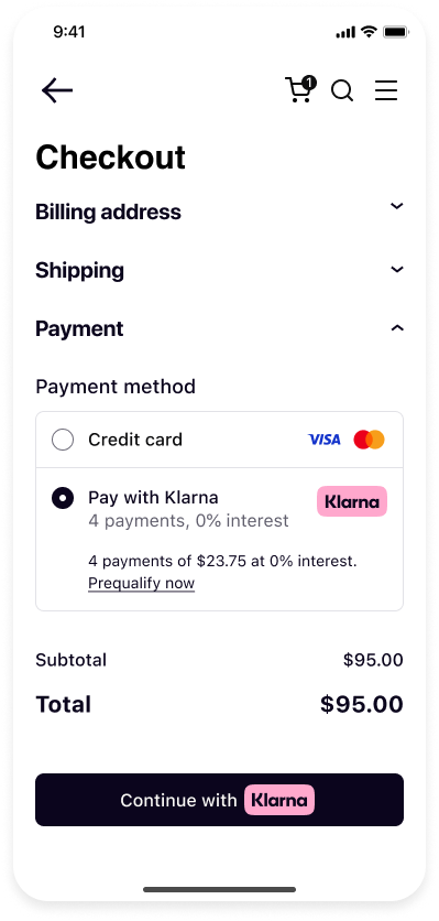 Klarna Payments
