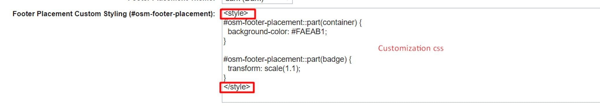 OSM Configuration in BM