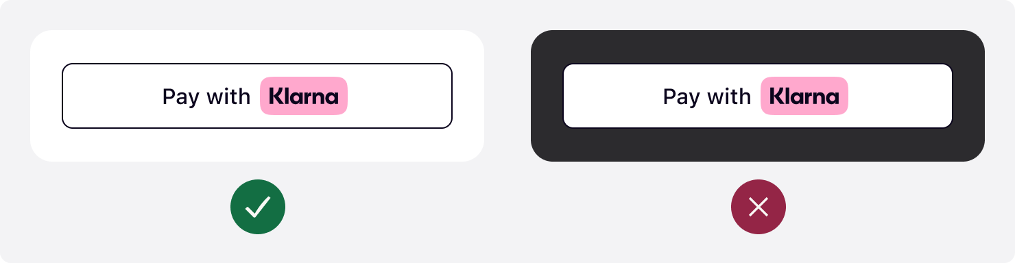 An image showing the Express checkout button in the outlined theme with a black border and a white background.